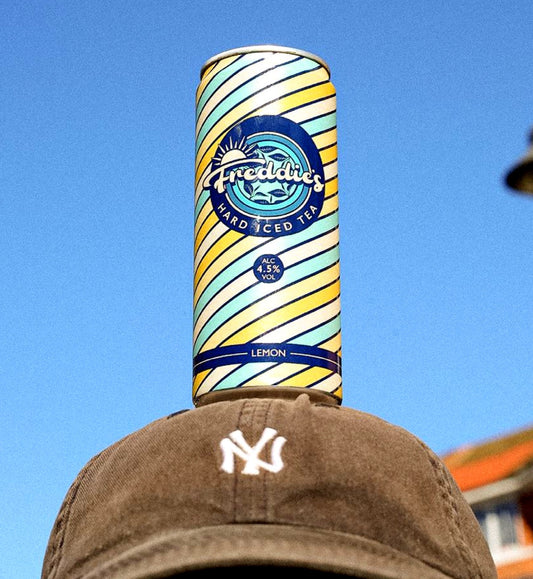 12x Pack of Freddie's Lemon Hard Iced Tea