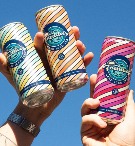 A Mixed 12x Pack of Freddie's Hard Iced Tea