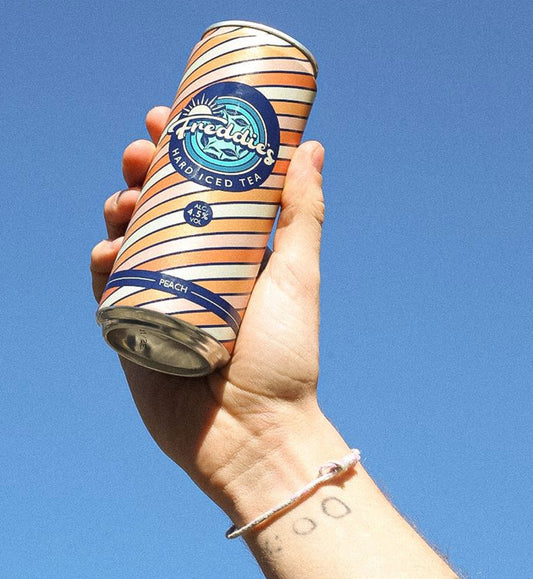 12x Pack of Freddie's Peach Hard Iced Tea