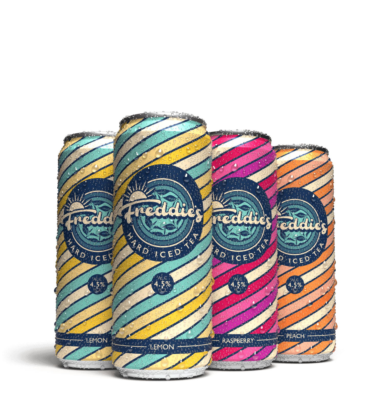 A Mixed 6x Pack of Freddie's Hard Iced Tea