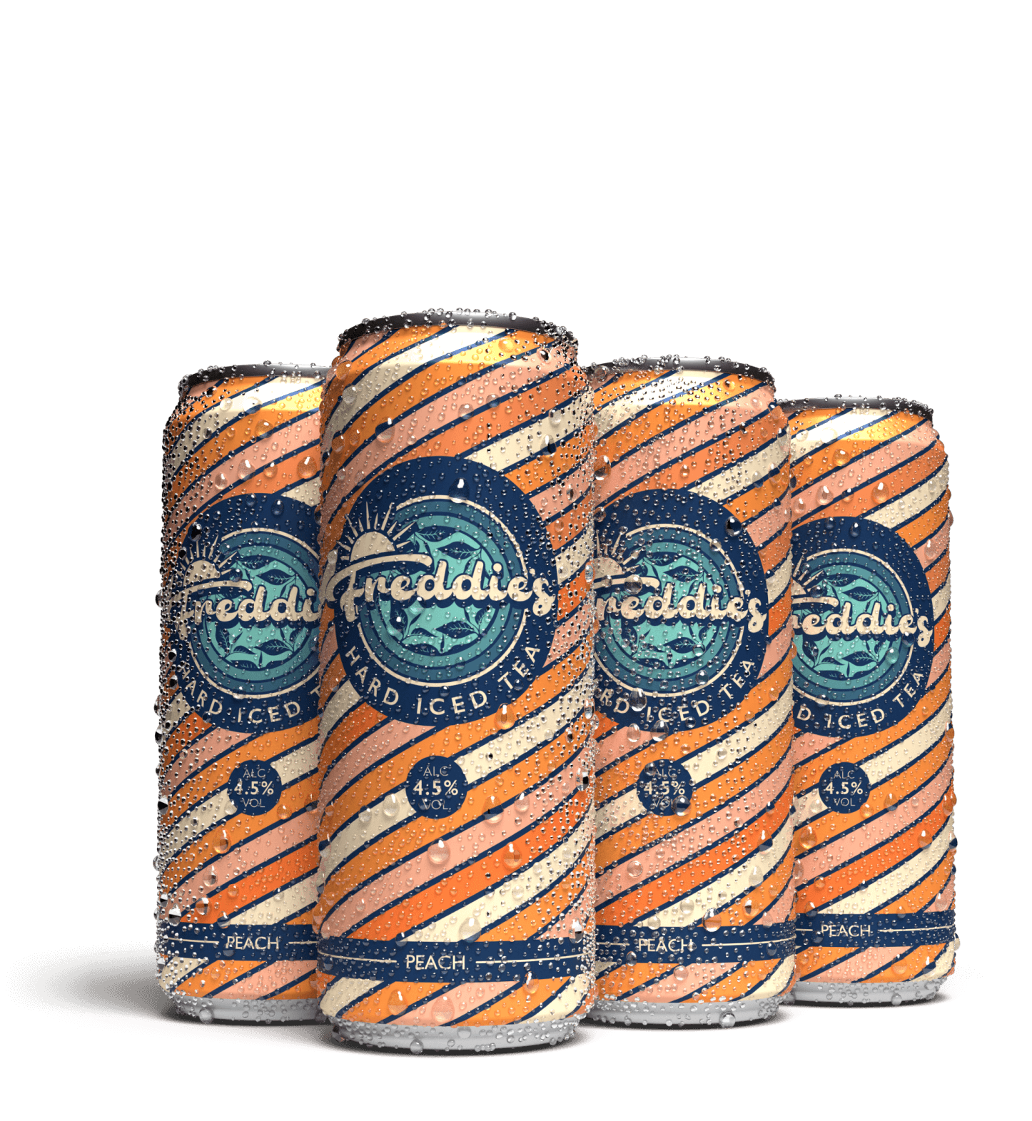 6x Freddie's Peach Hard Iced Tea