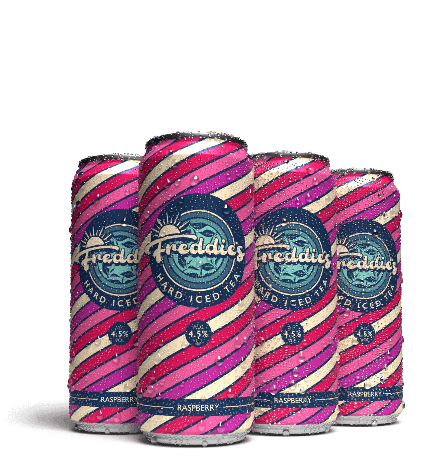 6x Freddie's Raspberry Hard Iced Tea