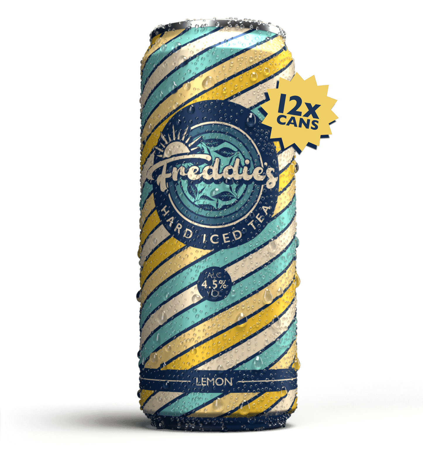 6x Pack of Freddie's Lemon Hard Iced Tea