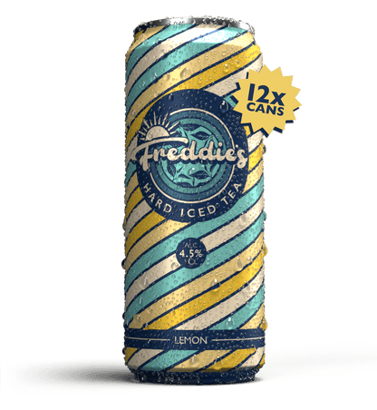 6x Pack of Freddie's Lemon Hard Iced Tea