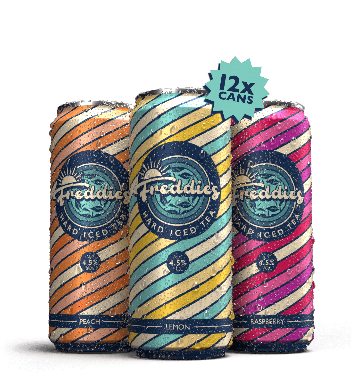 Mixed 12x Freddie's Hard Iced Tea
