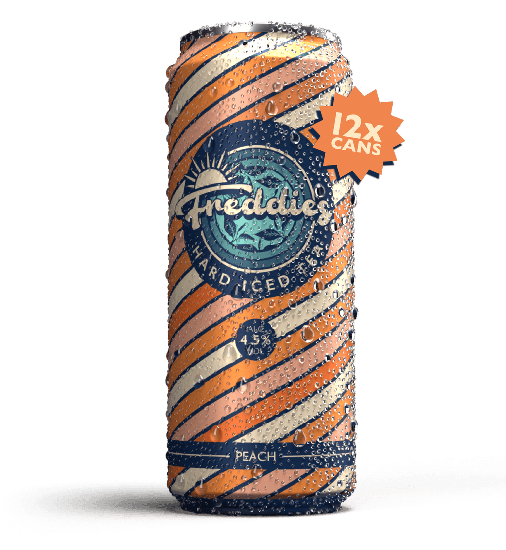 12x Freddie's Peach Hard Iced Tea