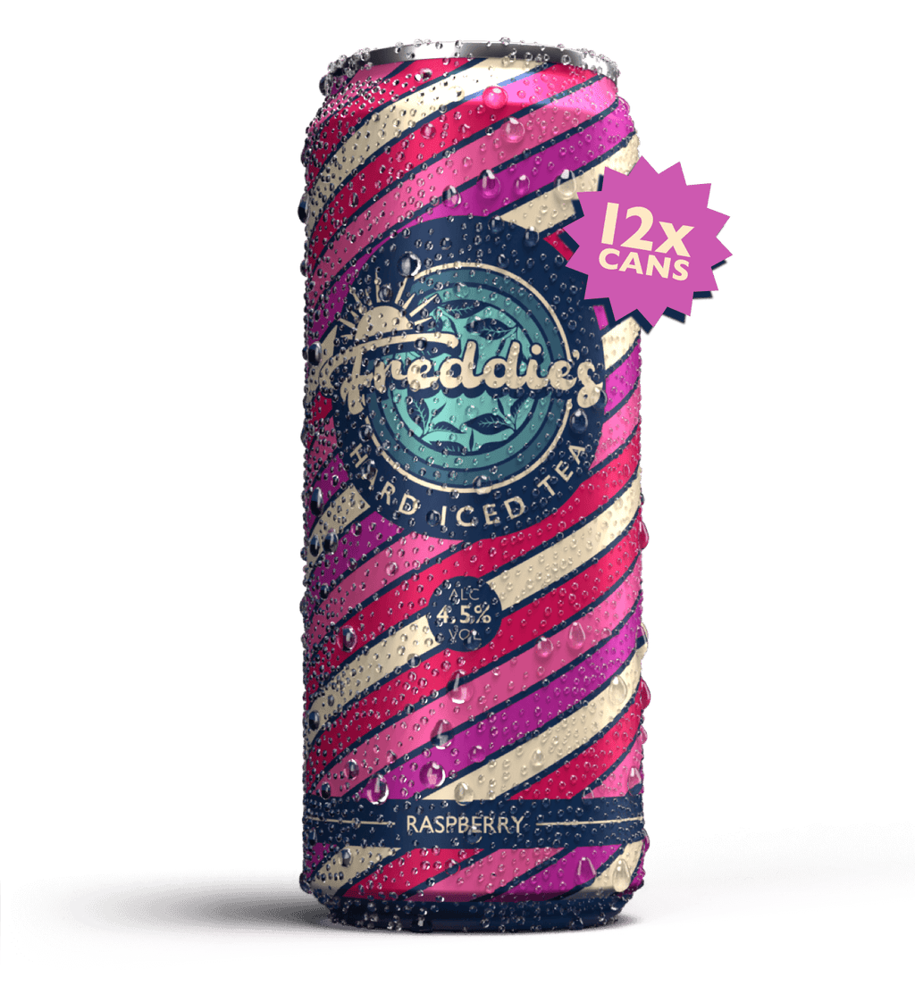 12x Freddie's Raspberry Hard Iced Tea