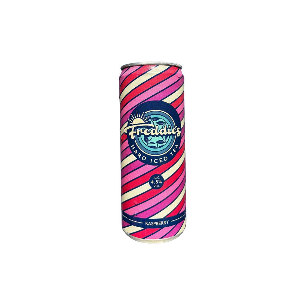 Freddie's Raspberry Hard Iced Tea 330ml can
